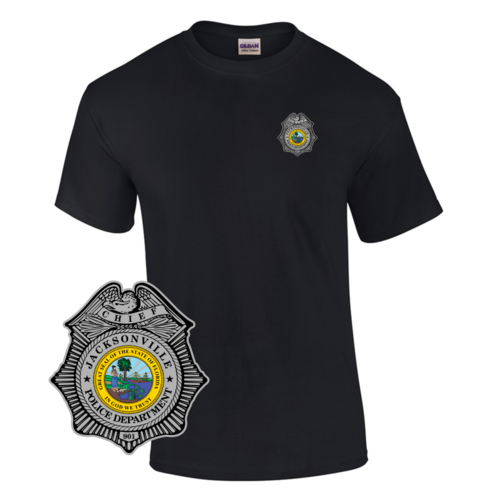 Law Enforcement Badge T-shirt Style 9 Custom Imprinted T-shirt