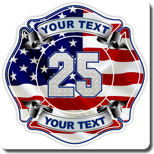 Fire Department Custom Decal 