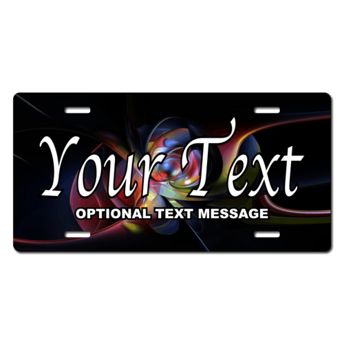 Personalized Multi-Colored License Plate for Bicycles, Kid's Bikes, Carts, Cars or Trucks