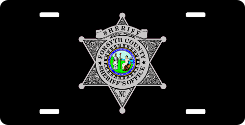 Custom Law Enforcement License Plate PLP032