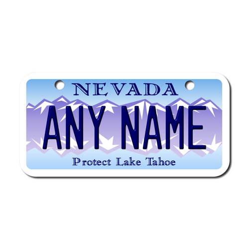 Personalized Nevada 3 X 6 License Plate 