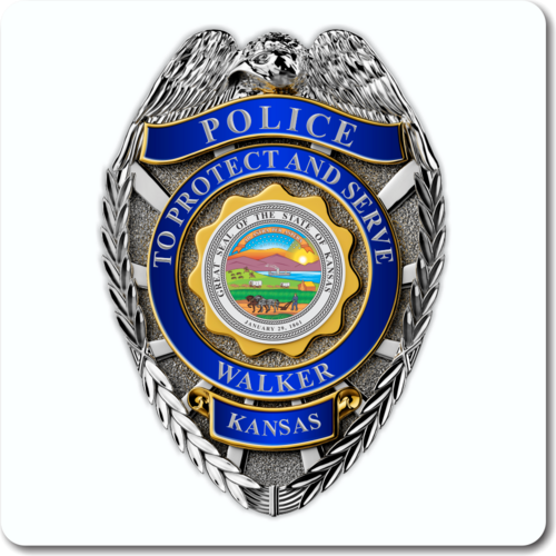 Custom Police Badge Vinyl Decal 