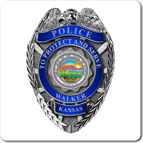 Custom Police Badge Vinyl Decal 