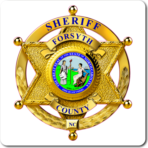 Custom Reflective Sheriff 6 Point Star Badge Decal