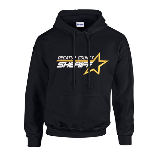 Sheriff Star Custom Embroidered Hooded Sweatshirt FREE SHIPPING