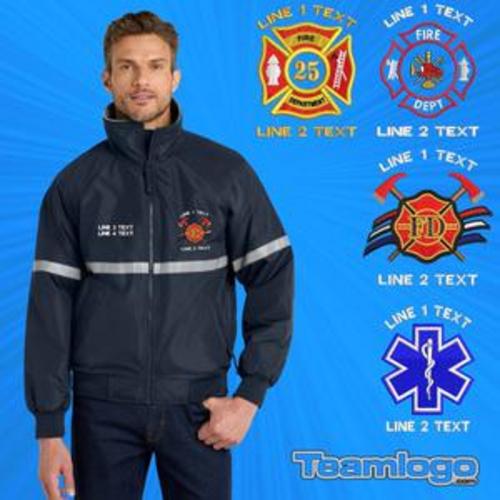 Challenger Jacket w/ Reflective Taping and Custom Embroidery ( Price Includes Custom Embroidery)