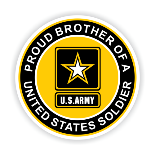 Proud Brother of a United States Soldier Car Magnet