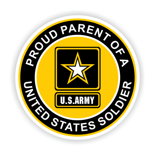Proud Parent of a United States Soldier Car Magnet