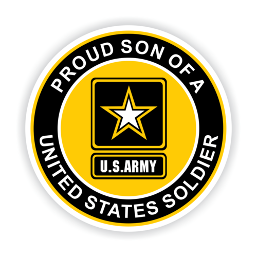 Proud Son of a United States Soldier Car Magnet