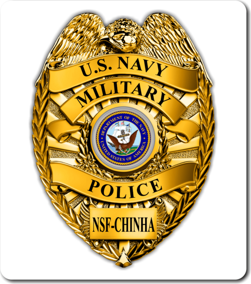 Custom Police Badge Vinyl Decal 
